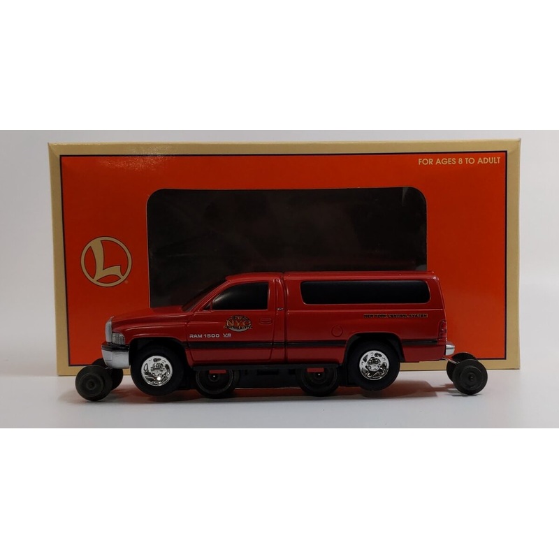 Lionel 6-18436 O Gauge New York Central Dodge Ram Track Inspection Truck LN/Box