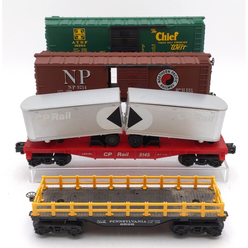 Lionel O Assorted Freight Cars [4] VG