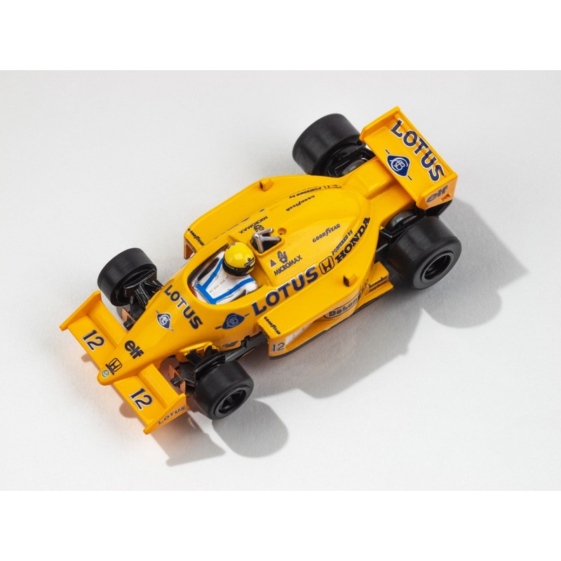 AFX 22114 HO Yellow/Blue Lotus 99T 1987 Slot Car
