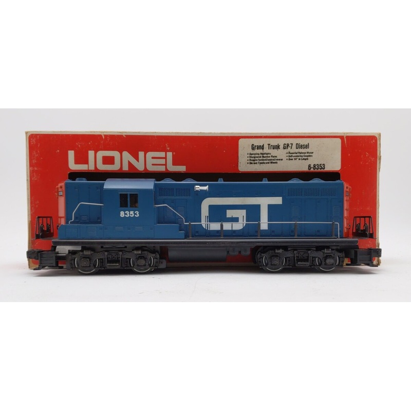 Lionel 6-8353 O Gauge Grand Trunk GP7 Diesel Locomotive VG/Box