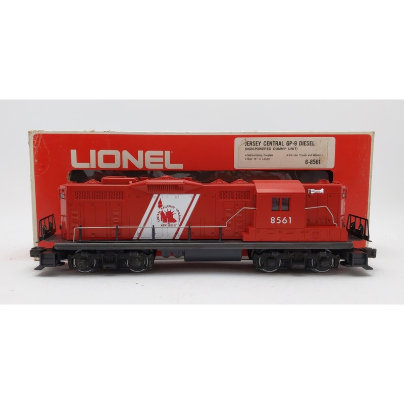 Lionel 6-8561 O Jersey Central GP-9 Non-Powered Diesel Locomotive VG/Box