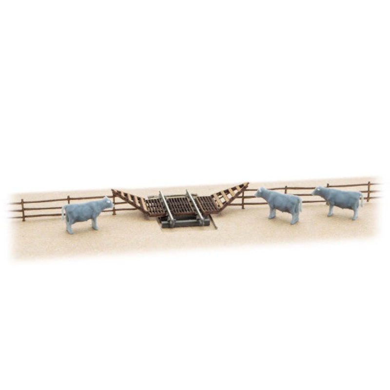 Micro-Trains 49945040 N Cattle Guard and Fence Kit