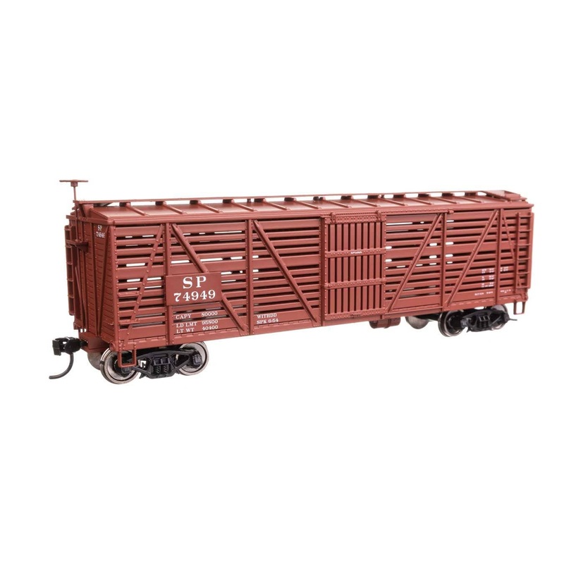 Walthers 910-41469 HO Southern Pacific 40′ Wood Stock Car Ready to Run #74949