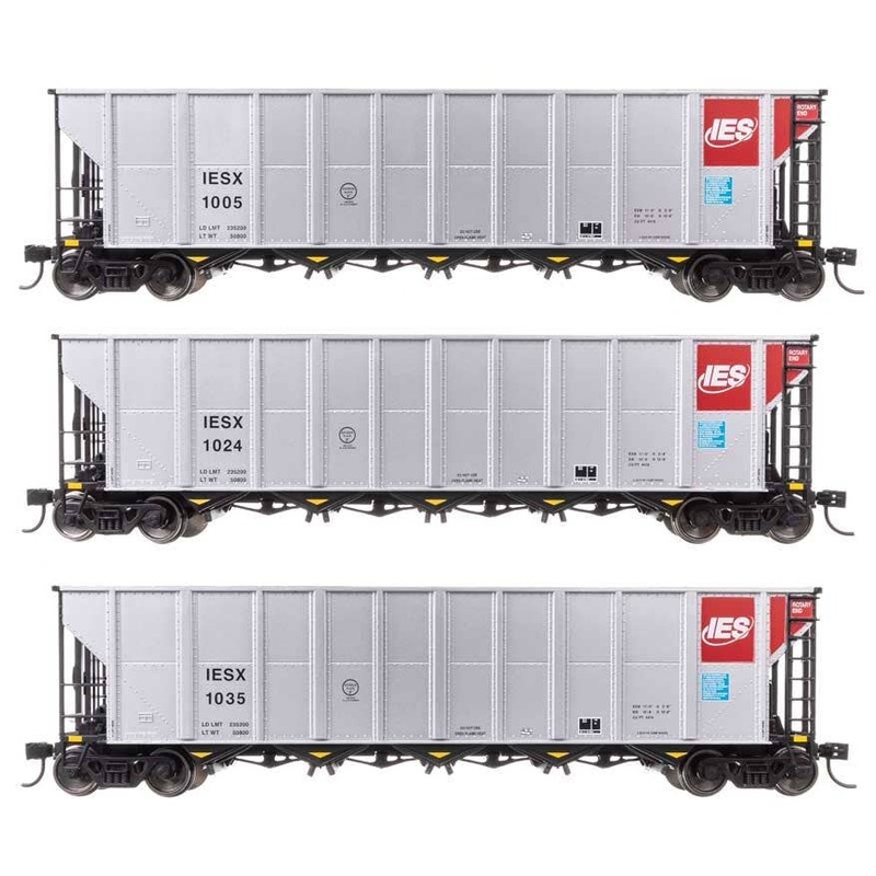 Walthers 910-56876 HO IESX 50′ RD-4 Hopper RTR #1005, #1024, #1035 (Set of 3)