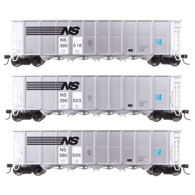 Walthers 910-56878 HO NS 50′ RD-4 Hopper #390503, #390506, #390518 (Set of 3)
