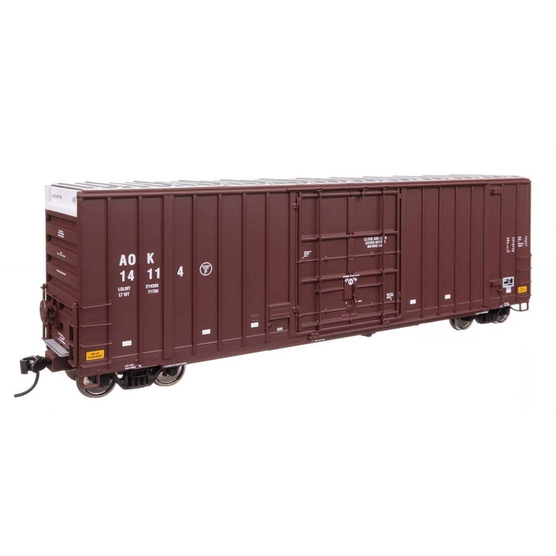 Walthers 920-101710 HO AOK 50′ Gunderson Hi-Cube Paper Service Boxcar #14114