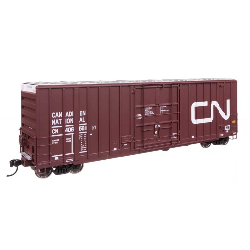 Walthers 920-101717 HO CN 50′ Gunderson Hi-Cube Paper Service Boxcar RTR #406581