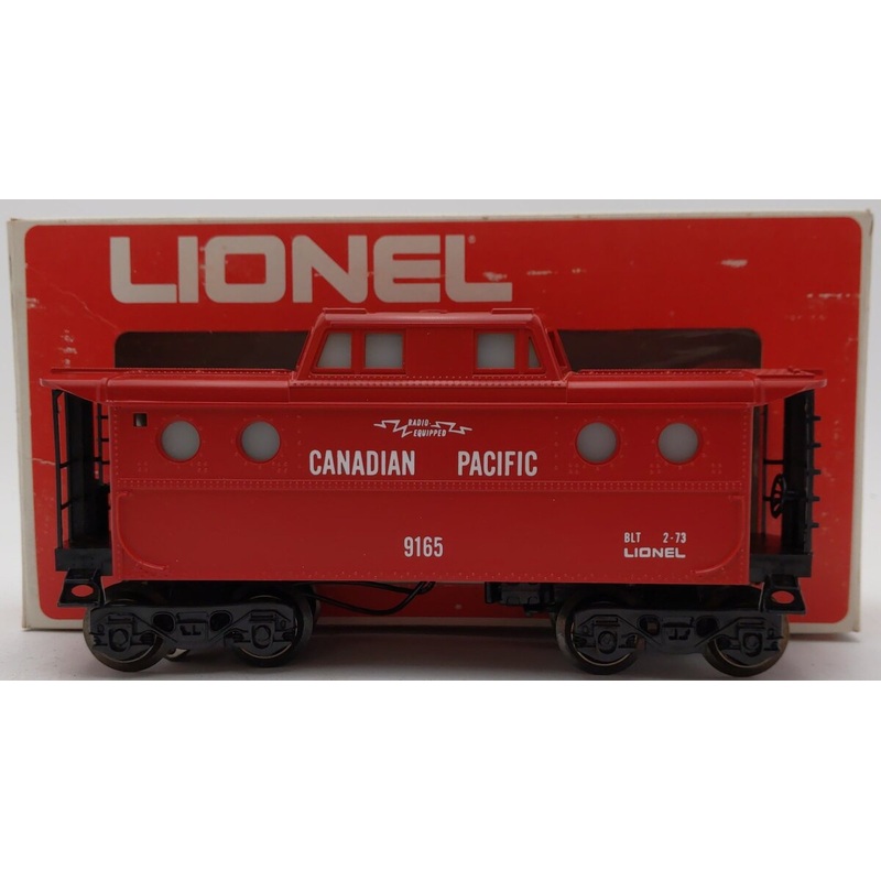 Lionel 6-9165 O Gauge Canadian Pacific N5C Porthole Lighted Caboose EX/Box