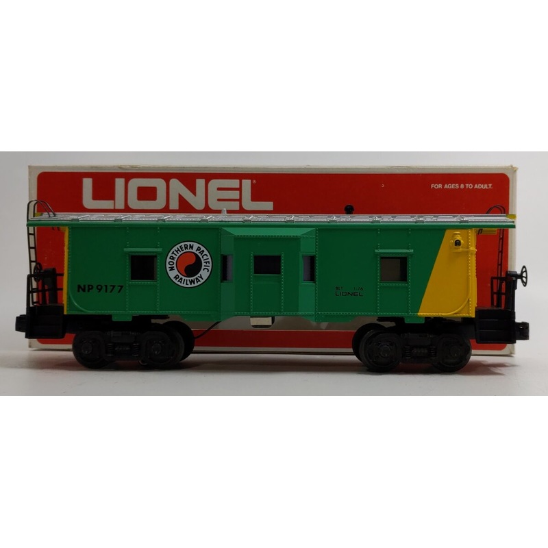 Lionel 6-9177 O Gauge Northern Pacific Bay Window Caboose LN/Box