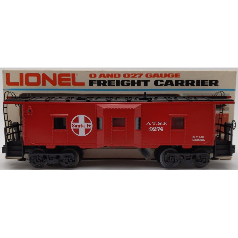 Lionel 6-9274 O Gauge Santa Fe Bay Window Caboose EX/Box