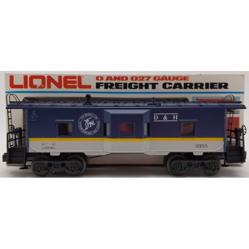 Lionel 6-9355 O Gauge Delaware & Hudson Bay Window Caboose EX/Box