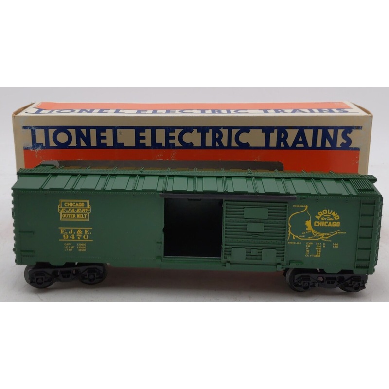 Lionel 6-9470 O Gauge EJ&E Railway Chicago Outer belt Boxcar #9470 EX/Box
