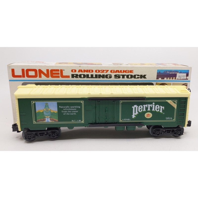Lionel 6-9814 O Gauge Perrier Billboard Reefer Car #9814 LN/Box