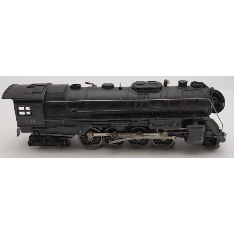 Lionel 736 Vintage O 2-8-4 Berkshire Steam Locomotive VG