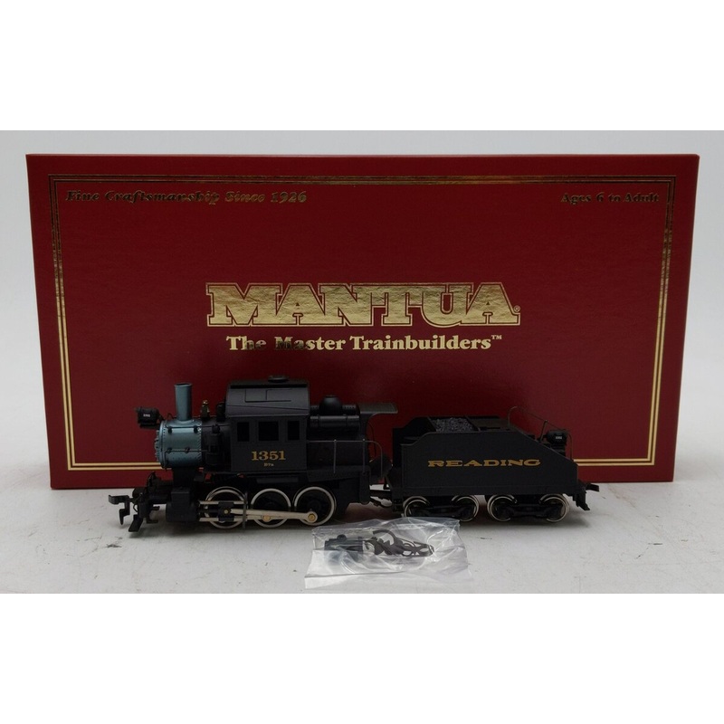 Mantua 389-599 HO Reading 0-6-0 B7A Switcher w/Slope Back Tender LN/Box