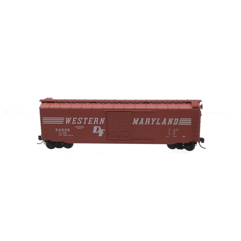 Micro-Trains 03100160 N Western Maryland 50′ Standard Single Door Boxcar #34005 LN