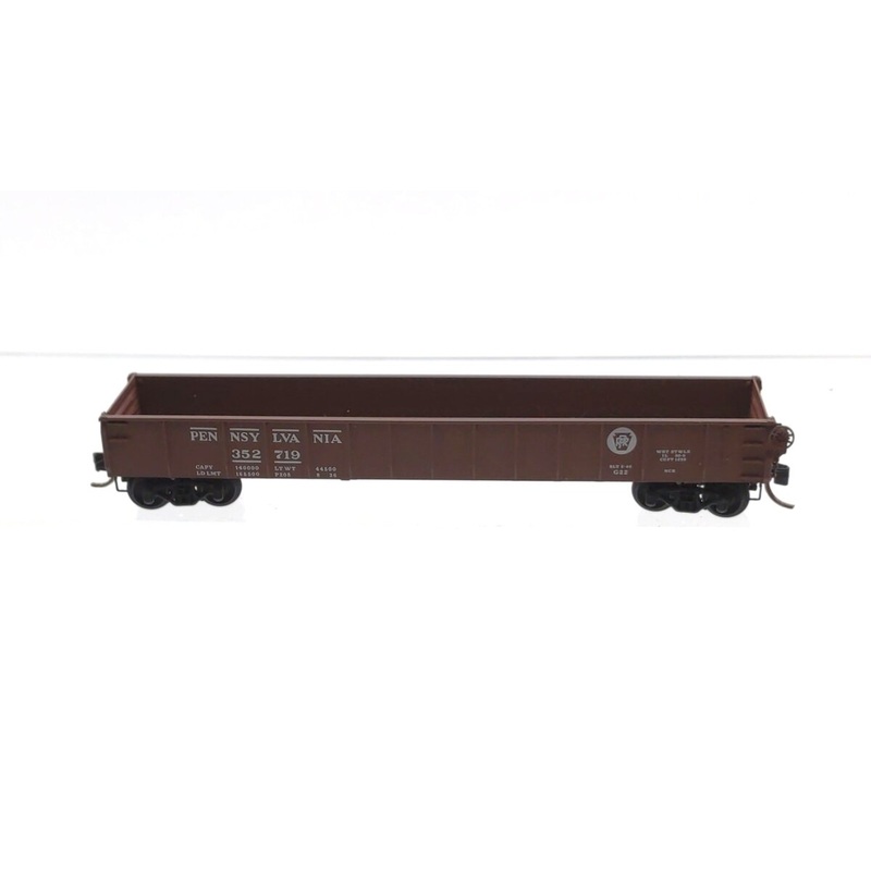 Micro-Trains 04800010 N PRR 50′ Straight Side Gondola w/Drop Ends #352719 LN