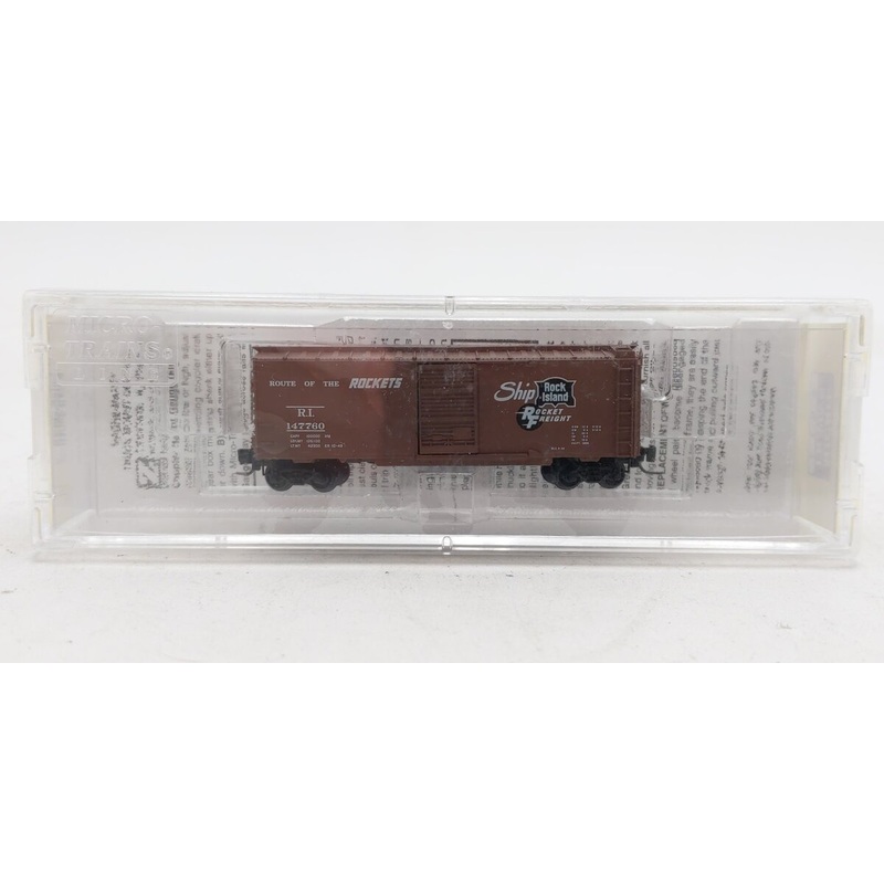 Micro-Trains 50000621 Z Rock Island 40′ Standard Box Car Single Door #147760 LN/Box