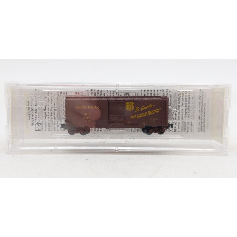 Micro-Trains 50000741 Z Union Pacific 40′ Standard Single Door Box Car #185519 LN/Box