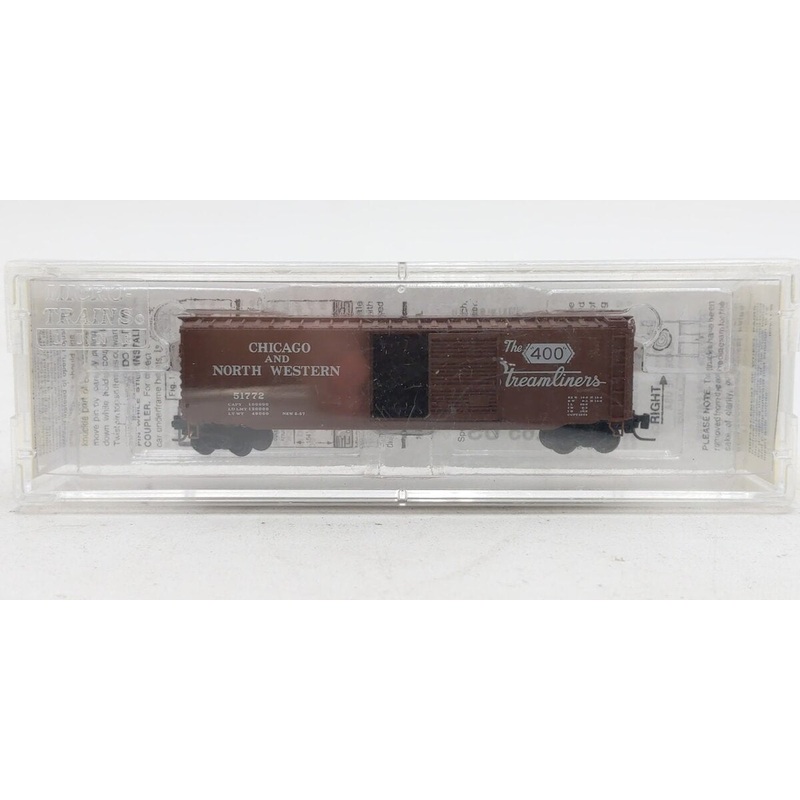 Micro-Trains 50500232 Chicago & North Western 50′ STD Boxcar #51772 LN/Box