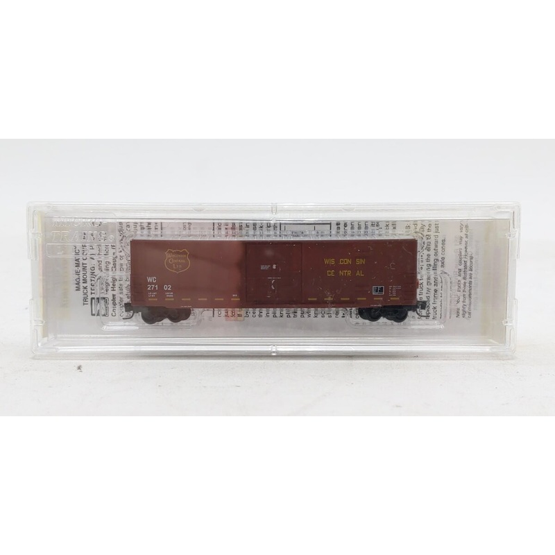 Micro-Trains 51100091 Z Scale Wisconsin Central 50′ Rib Side Box Car #27102 LN/Box