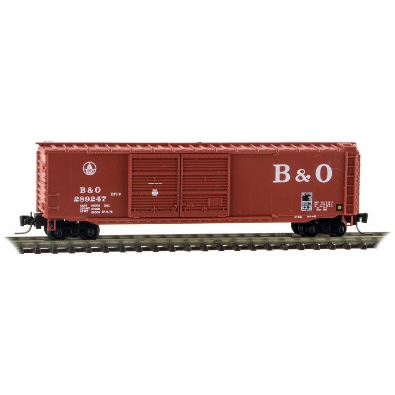 MicroTrains 50600331 Z Baltimore & Ohio 50′ Double Door Boxcar #289247 LN/Box
