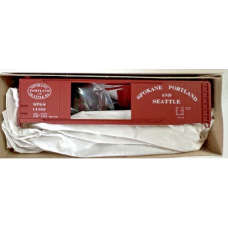 Accurail 5222 HO SP&S 50′ AAR Double Door Boxcar #14486 Kit