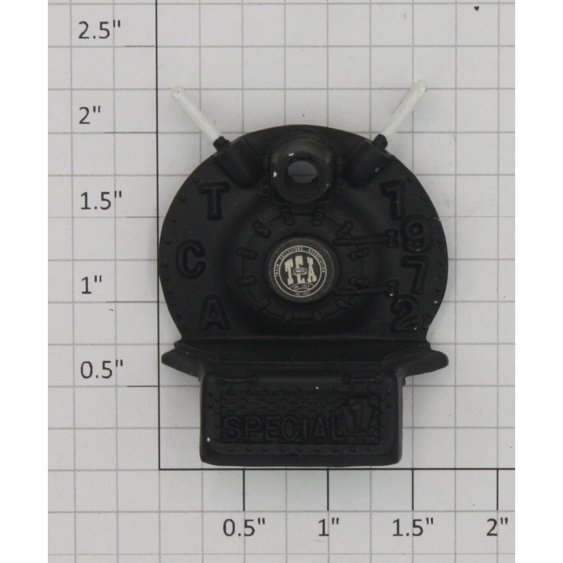 Lionel 671-196 TCA 1972 6-8-6 Turbine Locomotive Boiler Front w/ Flags and Decal