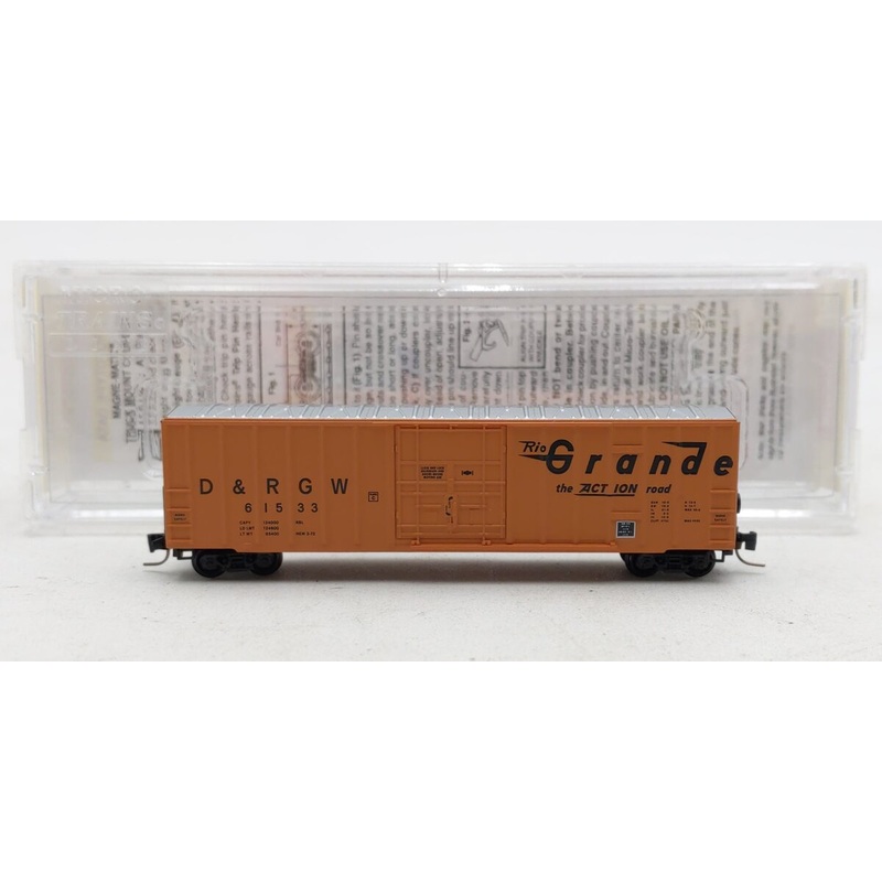Micro-Trains 51100242 Z Denver & Rio Grande Western 50′ Plug Door Boxcar #61533 EX/Box
