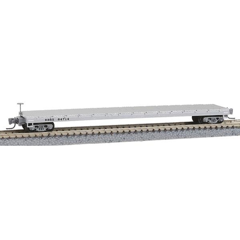 Micro-Trains 52400070 Z Scale Ringling Bros. 60′ Straight Sides Flat Car #84714 LN/Box