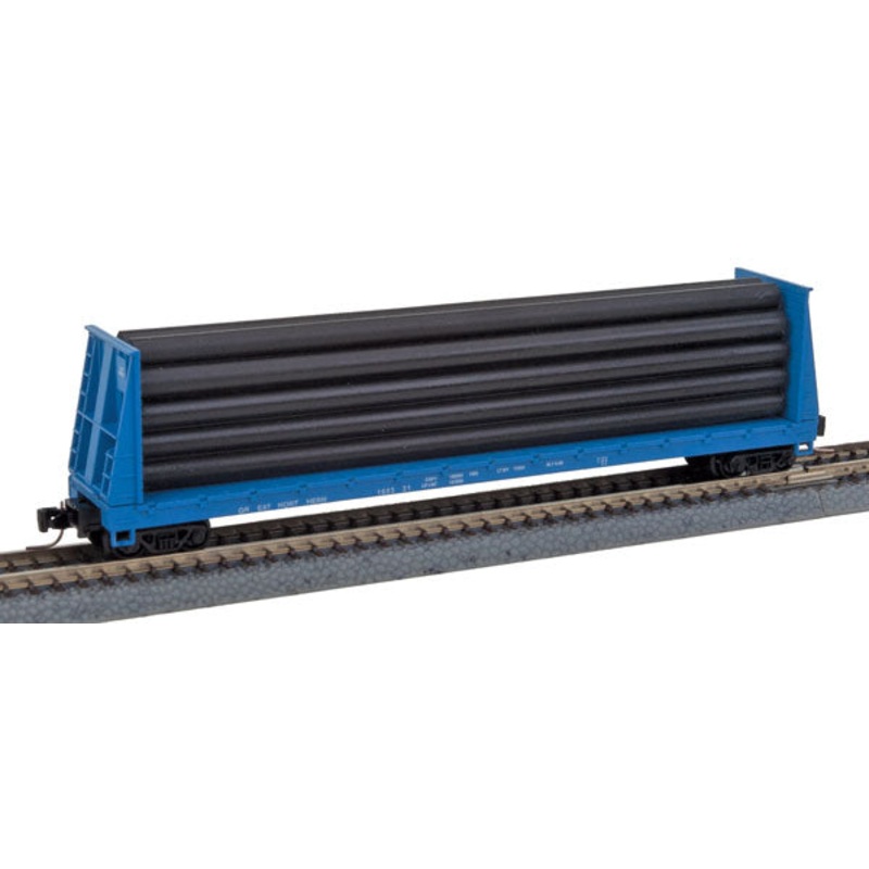 Micro-Trains 52700131 Z Great Northern 60′ Bulkhead Flat Car w/Load #160331 LN/Box