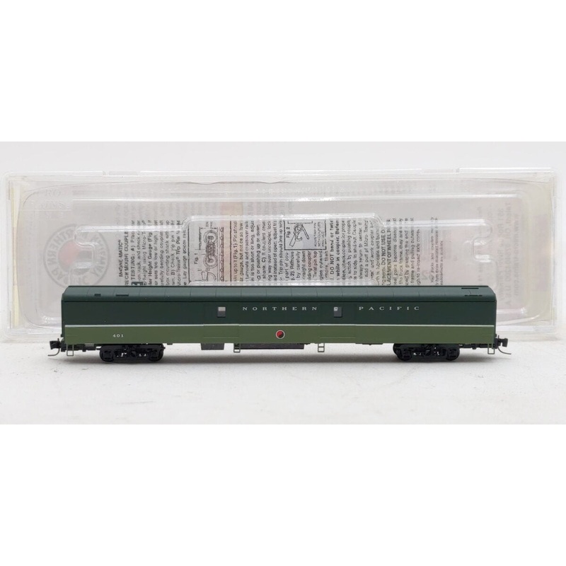 Micro-Trains 55400120 Z Northern Pacific 83′ Passenger Baggage Car #401 EX/Box