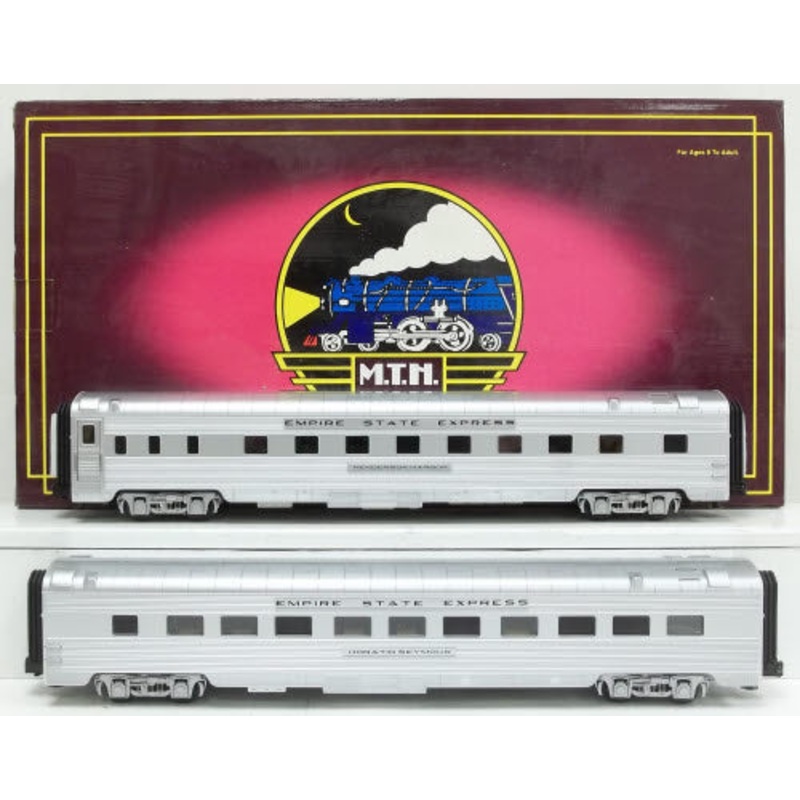 MTH 20-66020 O NYC 70′ Streamlined Sleeper/Diner Passenger Car Set (Set of 2) NIB