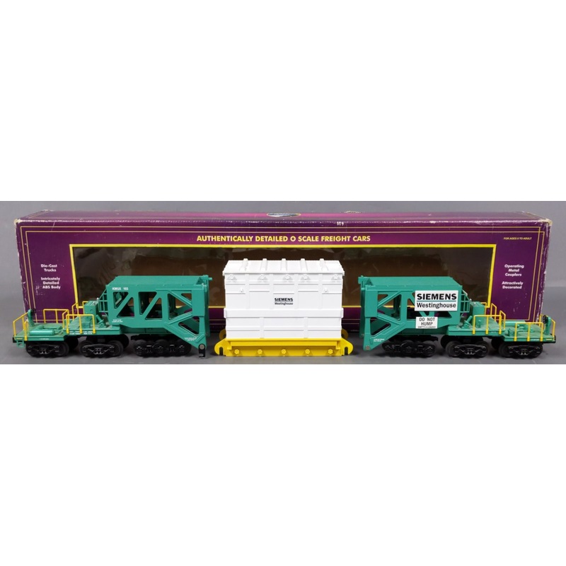 MTH 20-98418 O Siemens Westinghouse Schnabel Flatcar #103 NIB