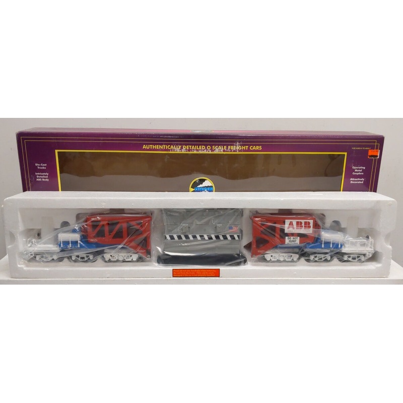 MTH 20-98419 O ABB Schnabel Flatcar #100 MT/Box