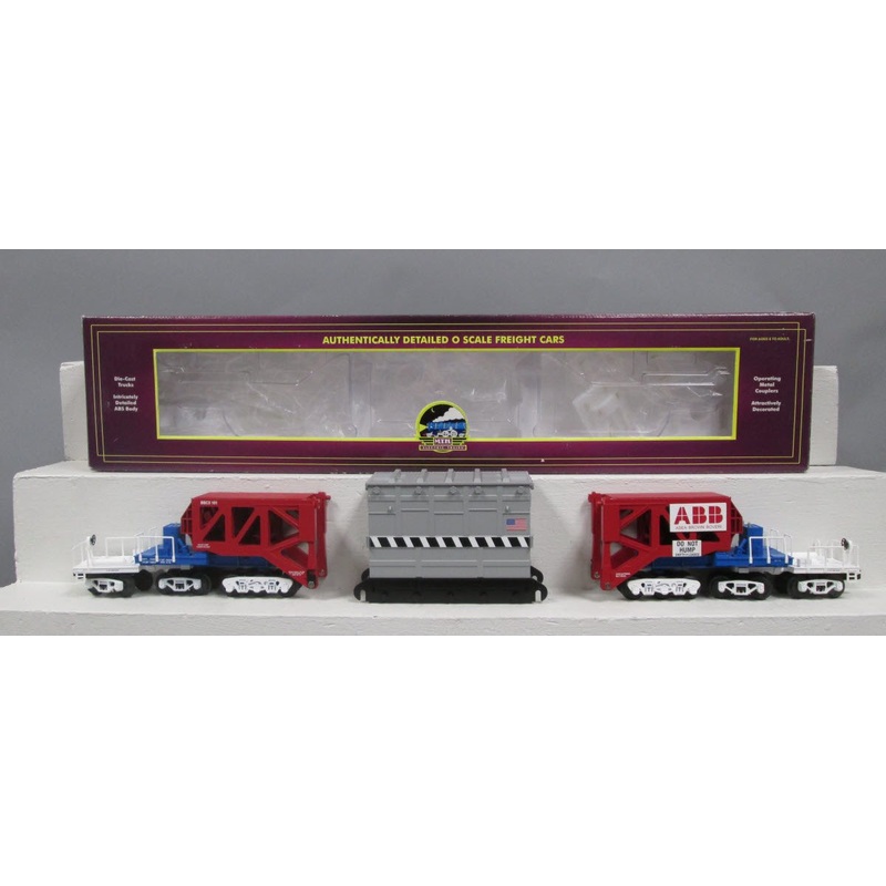 MTH 20-98419 O ABB Schnabel Flatcar #101 MT/Box