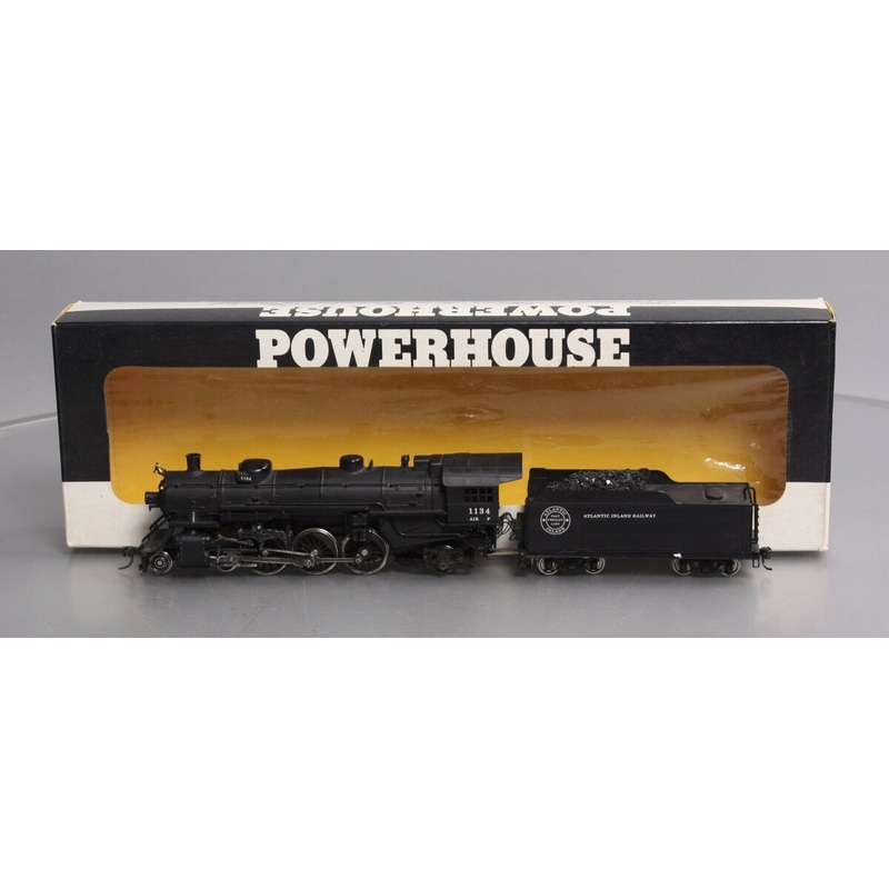 Powerhouse 8020 HO BRASS Atlantic Inland Airway 4-6-2 Steam Engine w/DCC -Custom EX/Box