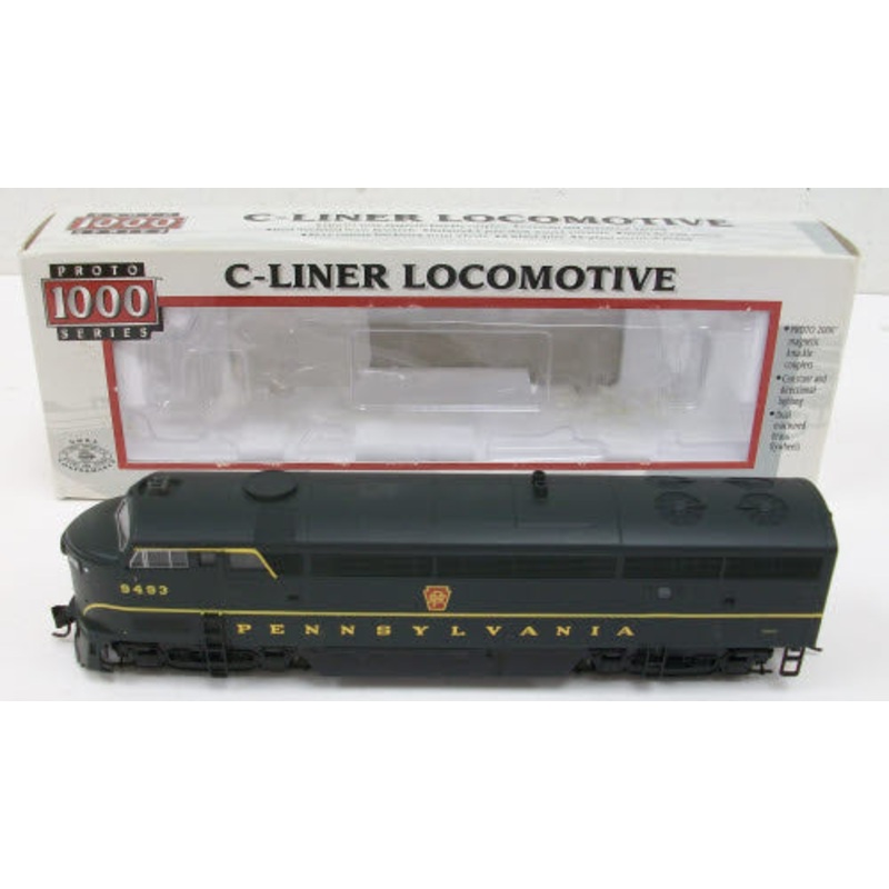 Proto 1000 23989 HO PRR Powered C-Liner Diesel Locomotive #9493A w/ Sound LN/Box