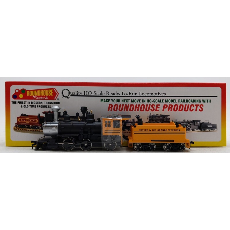 Roundhouse 291 HO RTR Old Time 2-6-0 Denver & Rio Grande Western Locomotive NIB