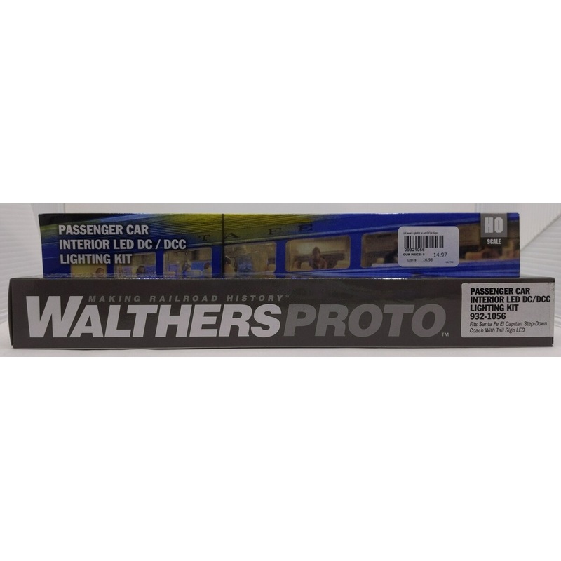Walthers 932-1056 HO Passenger Car Interior LED DC/DCC Lighting
