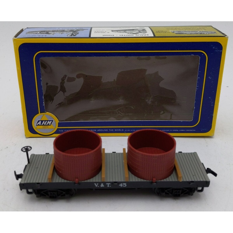 AHM 6255 HO Scale Virginia & Truckee Old-Time Tank Car #74 NIB