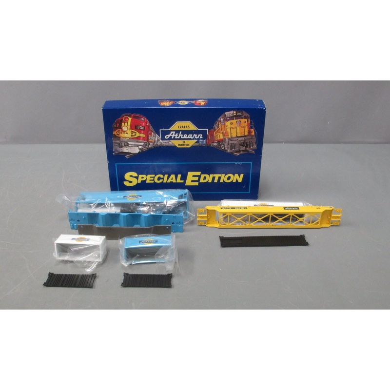 Athearn 2312 HO Scale ACF Center Flow & Husky Stack (Set of 2) LN/Box