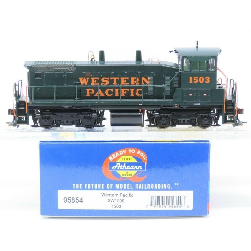 Athearn 95854 HO Western Pacific SW1500 Diesel Locomotive # 1503 RTR LN/Box