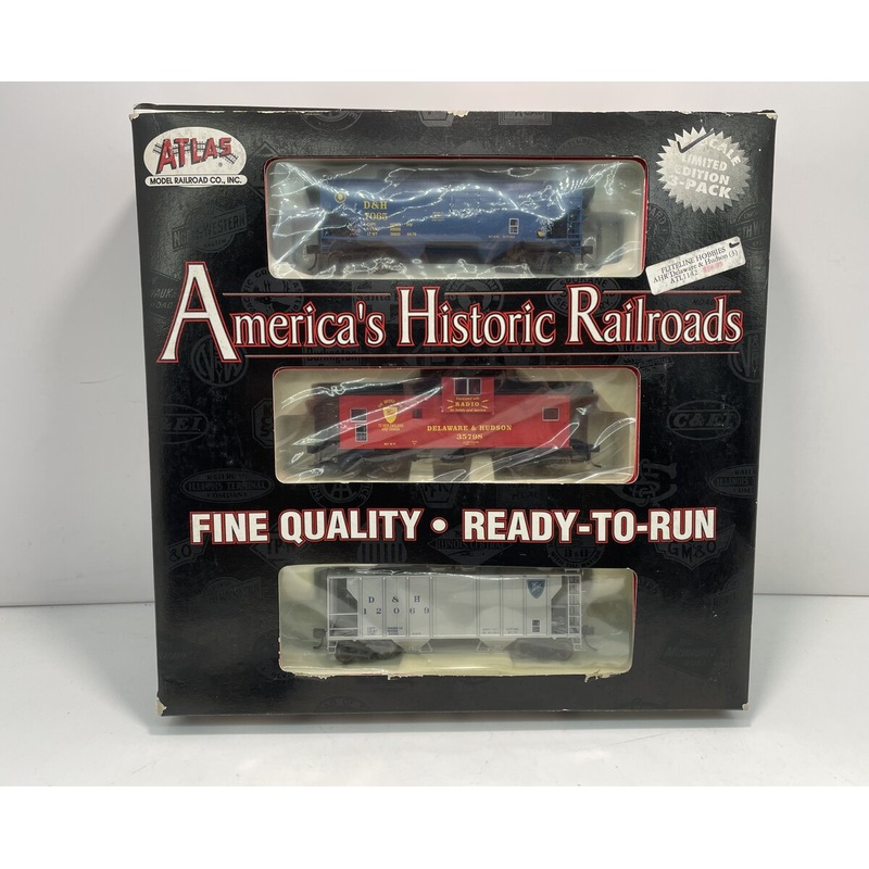 Atlas 1142 HO Delaware & Hudson Frieght Cars (Set of 3) LN/Box