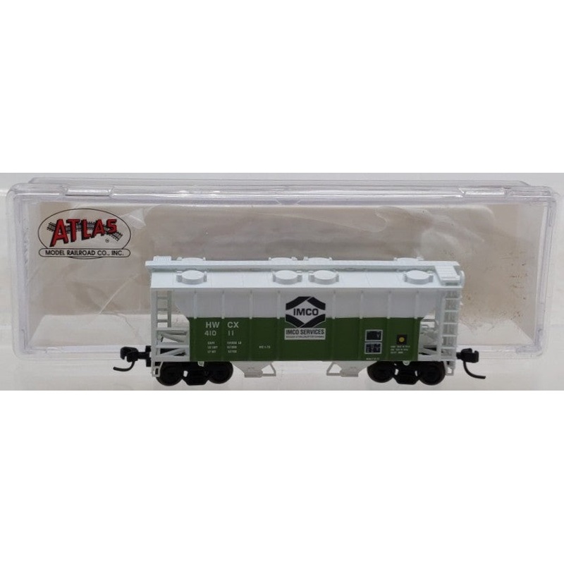 Atlas 31682 N PS-2 2-Bay Covered Hopper Car #41011 LN/Box