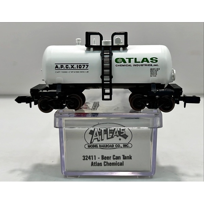 Atlas 32411 N Atlas Chemical Beer Can Tank #1077 LN/Box