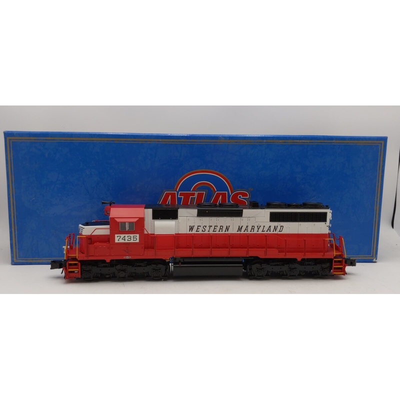 Atlas 6808-2 O Western Maryland Diesel Locomotive w/TMCC #7435 – 3 Rail EX/Box