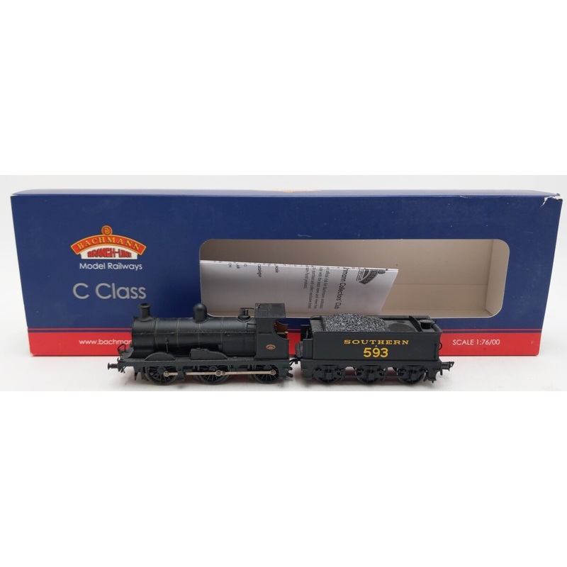 Bachmann 31-464 OO Southern Class C Wainwright 0-6-0 Steam Locomotive #593 LN/Box