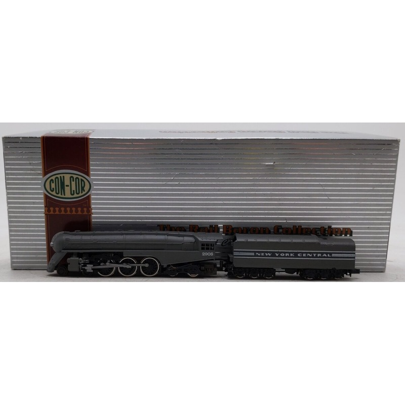 Con-Cor 001-003006 N NYCl J3a 4-6-4 Hudson Steam Locomotive & Tender #2908 EX/Box
