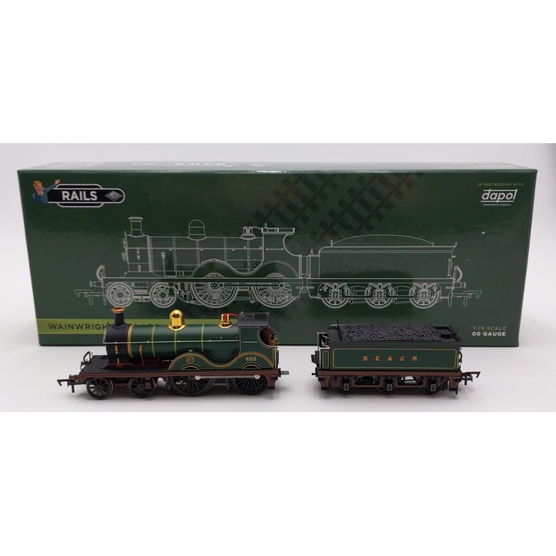 Dapol 4S-027-001 OO SE&CR D Class Steam Locomotive & Tender #488 LN/Box